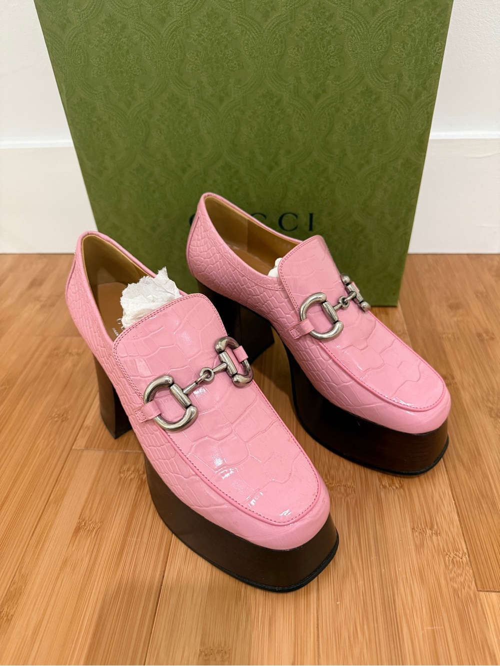 Gucci Horsebit Platform Shoes - Picture 2 of 10